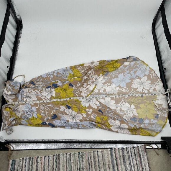 ASTR The Label Floral Hi Low Spaghetti Strap Faux-Wrap Dress Womens Size Large - Picture 8 of 9